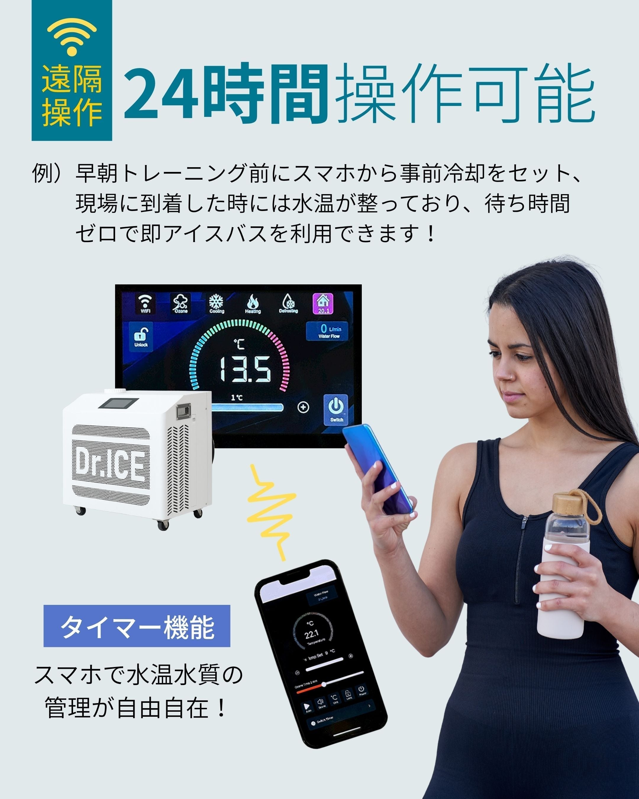 遠隔操作が変えるリカバリーの常識｜Dr.ICEがつくる次世代の冷却体験