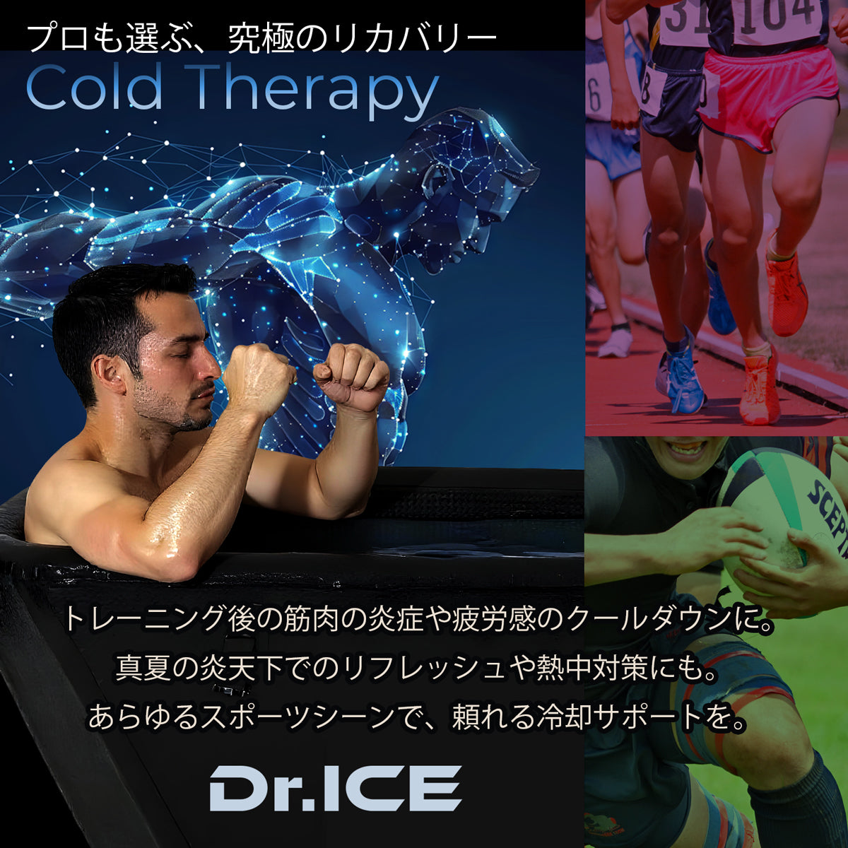 Dr.ICE ARK 500（BLACK）アイスバス